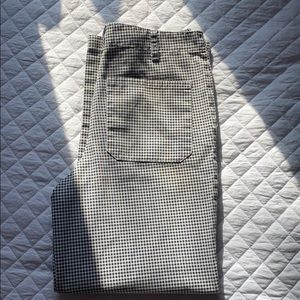 Checker bored pants